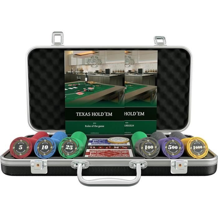 Set Poker Completo Tony - 500 Fiches In Argilla Con Valigetta - Foto 2