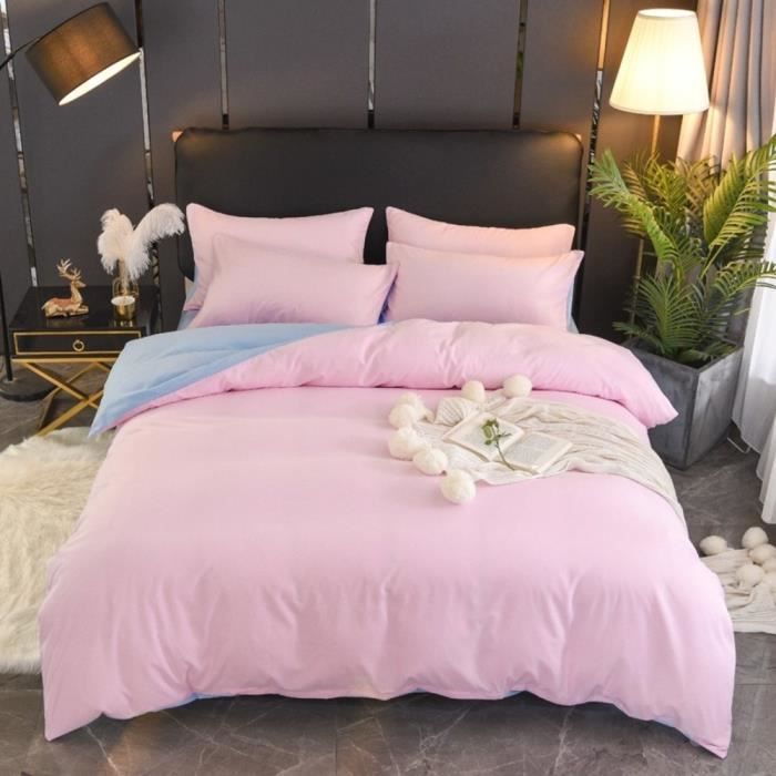 Highdi Couvre Lit Couleur Unie Velours King Size,Dessus De Lit