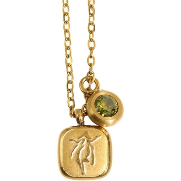 Collier Ras De Cou Coeur Birthstone Leafael - Cristal Blanc, Hypoallergénique - Cadeau Femme Élégant Avec Écrin