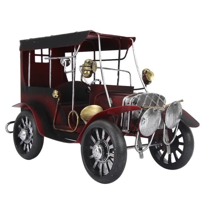 Ornements de voiture classique, modèle de voiture classique, cadeau ou  souvenir, voiture ancienne miniature miniature, décor à la - Cdiscount  Maison