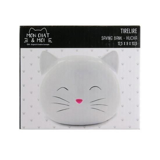 Hztyyier Chat Tirelire Enfants Tirelire Voler Piece Mignon Chat Penny Cent Boite Automatique De Saisie De Pieces A Manger Manger De Largent Boite Depargne Boite Cadeau Pour Enfant En Bas Age Cuisine