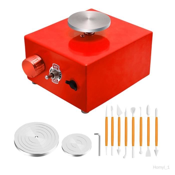 Tour De Potier électrique 250W - 25cm - BFO - Acier Inox - Pour Céramique Et Artisanat