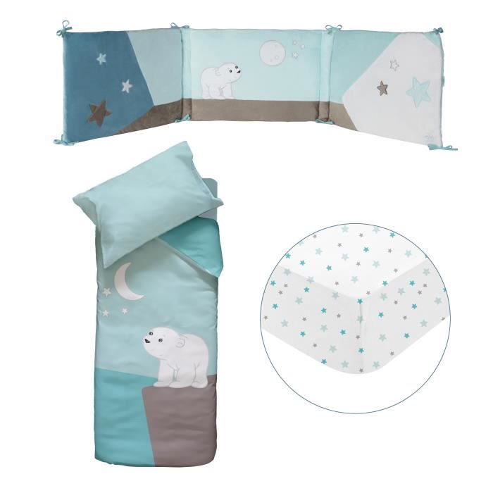Domiva Set De Lit Flocon Tour De Lit Parure Drap Housse 60x1 Achat Vente Tour De Lit Bebe Cdiscount Domiva Set De Lit Flocon Tour De Lit Parure Drap Housse 60x1 Achat Vente Tour De Lit Bebe Cdiscount