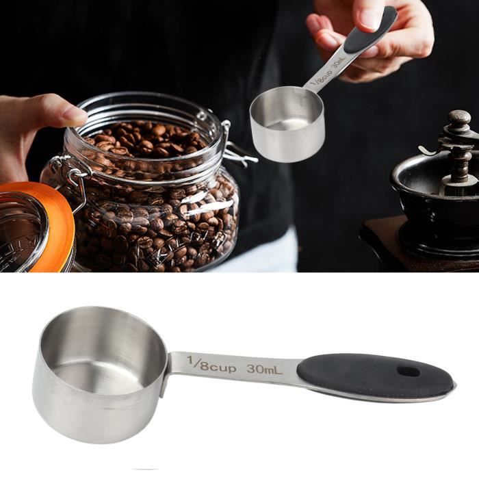 Cuillère Doseuse En Inox 10ml - Pour Café, Thé, épices - Lavable Au Lave-vaisselle - Dimensions 12.1x3.1cm - 7