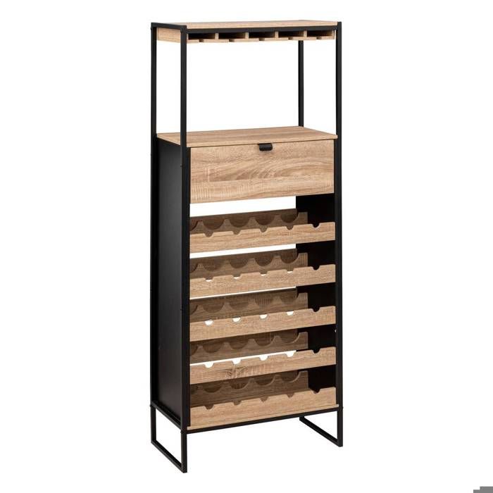 Meuble bar range bouteilles Aliaj 5Five - Naturel