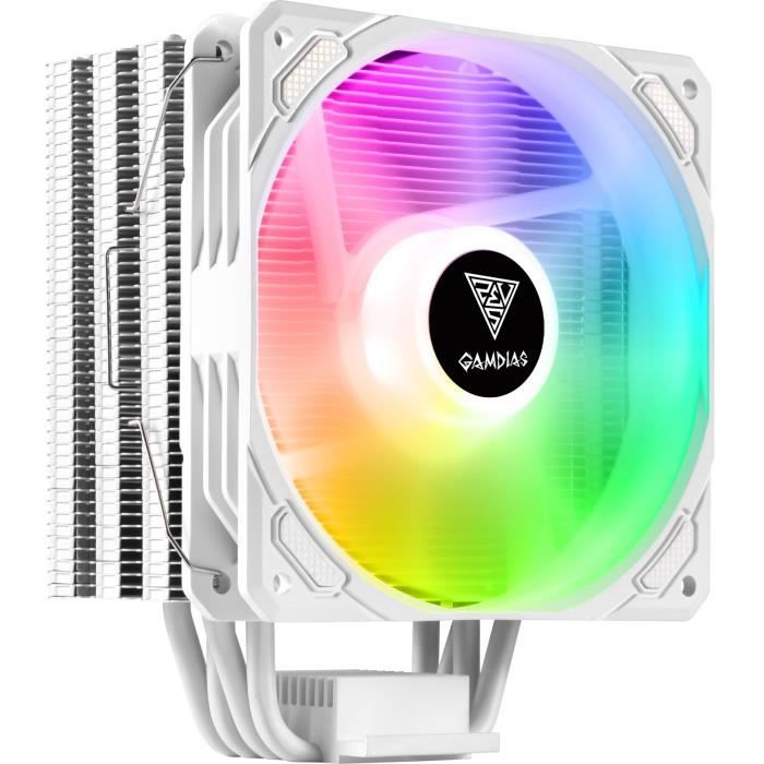 Ventirad processeur GAMDIAS Boreas E1 410 RGB 120 mm RGB - vue 2