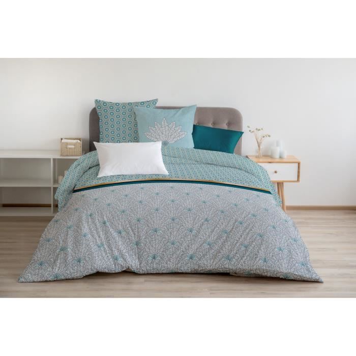 housse de couette vert