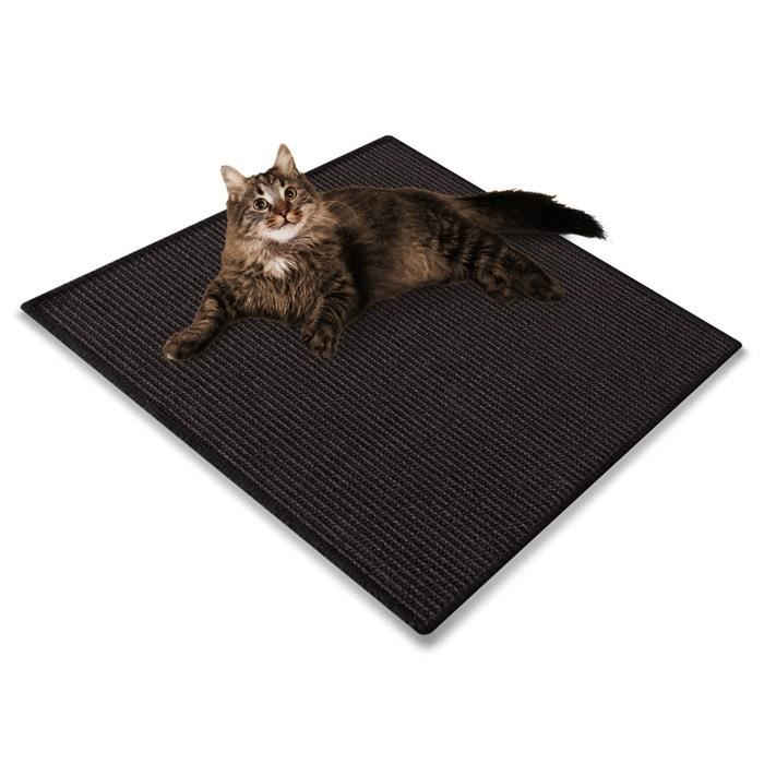 Comparer les prix de Tapis à griffer pour Chat Sisal - Karat - 60 x 80 cm - Noir