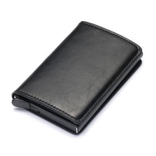 OPSREY Long Portefeuille En Cuir Véritable Imprimé Requin Avec Fermeture éclair Pour Ranger Les Cartes, Bleu Sarcelle, Taille Unique
