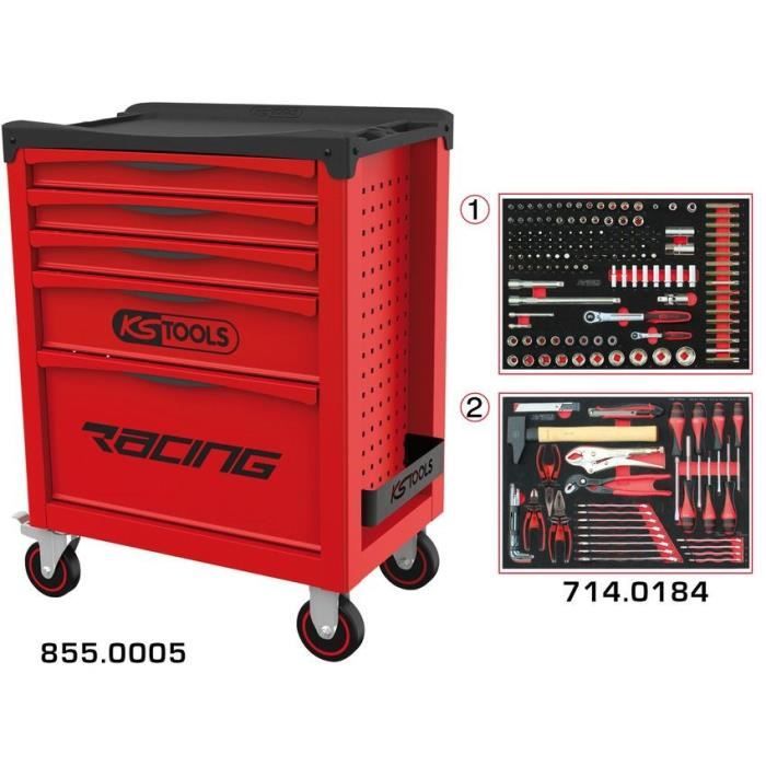 Servante Mobile KS TOOLS 850.0340 Petit Chariot à Outils Neuf