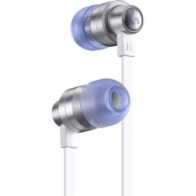 Casque Gaming - Logitech - G333 - Intra-auriculaire - Blanc - Mini Jack 3.5 mm USB-C