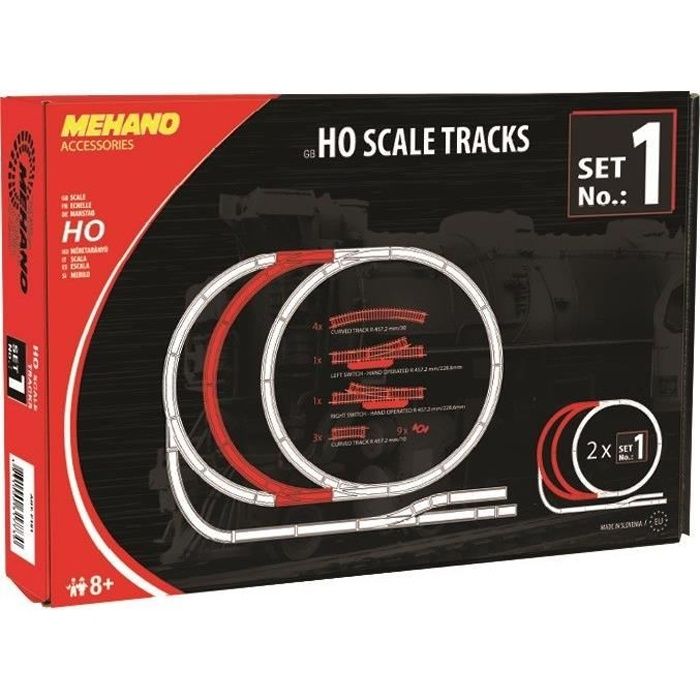 Modelisme Ferroviaire F104 Coffret De Rails N°4 Mehano