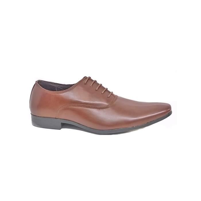 chaussure ville homme marron