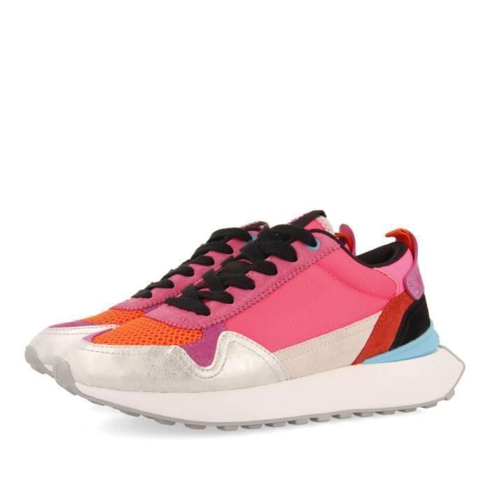 Gioseppo Baskets femme - GIOSEPPO - Dunkeld - Multicolore - Lacets - Cuir