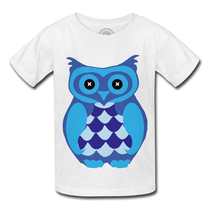 T Shirt Enfant Chouette Bleue Yeux En Boutons Dessin Animaux Blanc Blanc Cdiscount Pret A Porter T Shirt Enfant Chouette Bleue Yeux En Boutons Dessin Animaux Blanc Blanc Cdiscount Pret A Porter