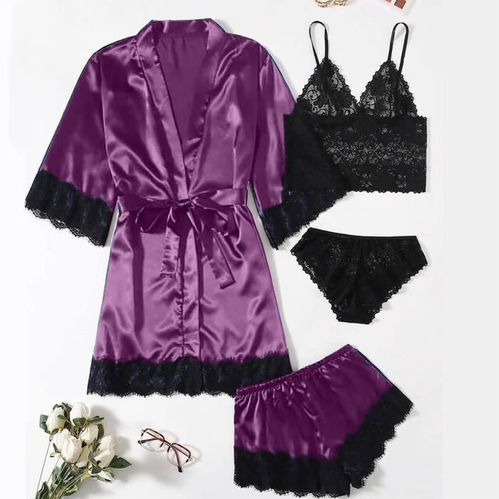 Robe De Chambre Nuit Magique Taille 48 - Violet Lilas - Neuve Avec étiquettes