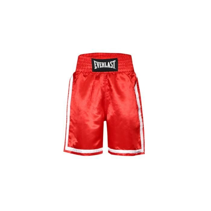 EVERLAST Short Comp Boxe Short Rouge Homme