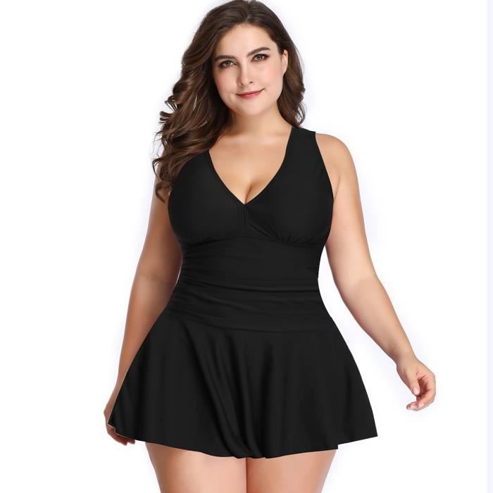 Maillot De Bain Femme Grande Taille – Rashguard Manches Courtes, Armatures Amovibles, Fermeture éclair – Néoprène Pour Surf Et Plage