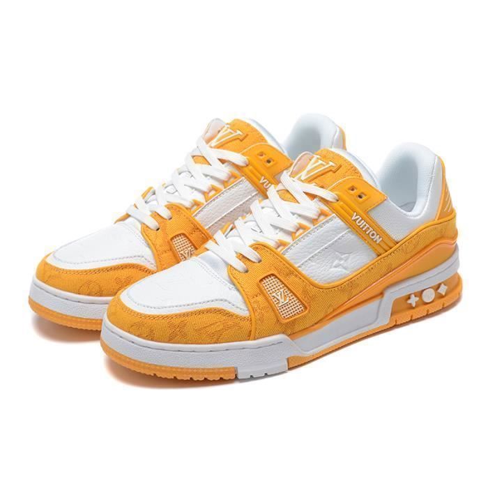 Basket louis on sale vuitton homme orange