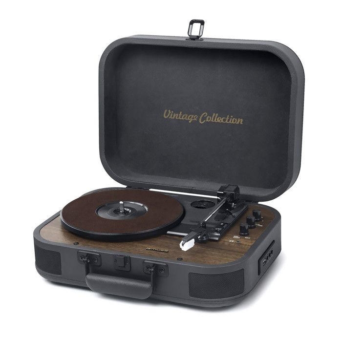 Tourne-disques Vinyle Muse MT-207 DGB 33/45/78 Tours Stéréo 2x5W - Port USB Bluetooth