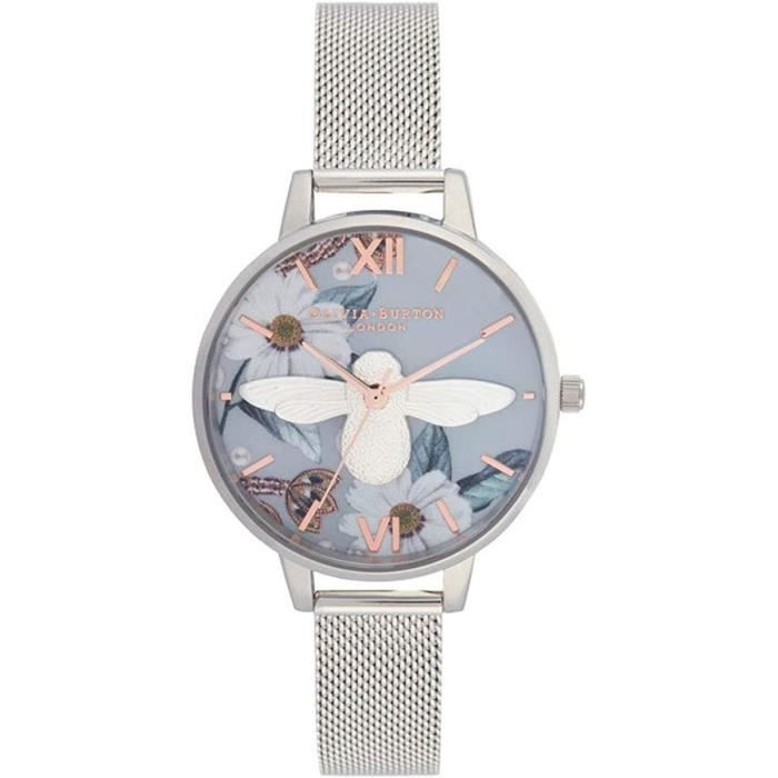 Montre Olivia Burton Bejewelled Florals Abeille 3D OB16BF18 Maille