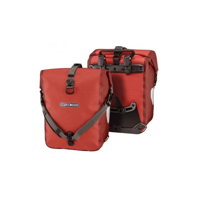 Sacoche de vélo Ortlieb Sport Roller Plus Salsa - Toile de Cordura - Attache sur porte-bagages