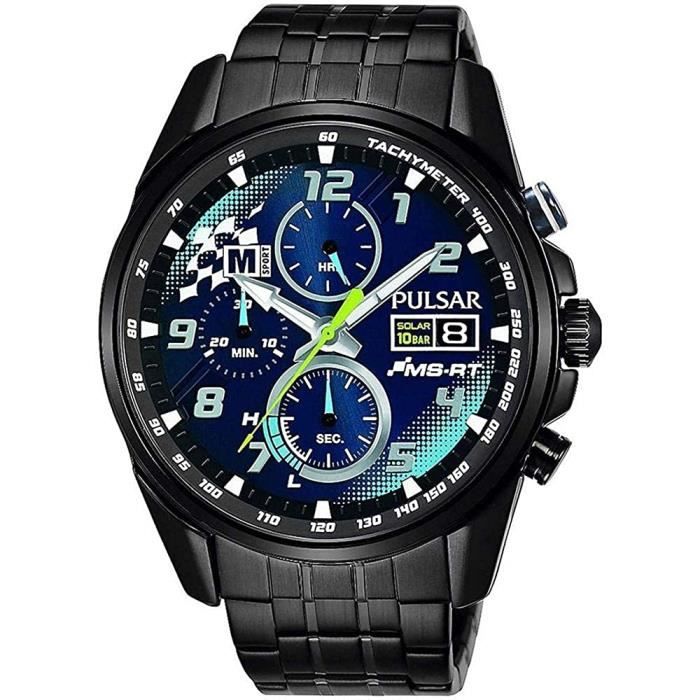 Montre pulsar homme online chronographe acier