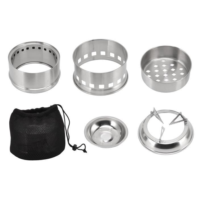 Réchaud à alcool en titane portable TOMSHOO Set 2 - LIXADA - TOMSHOO pour camping, randonnée