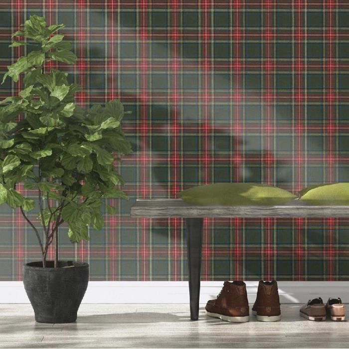 Design Papier Peint Papier peint écossaise crème tweed tourbe marron Clan-Carreau bordeaux Design Papier Peint Papier peint écossaise crème tweed tourbe marron Clan-Carreau bordeaux
