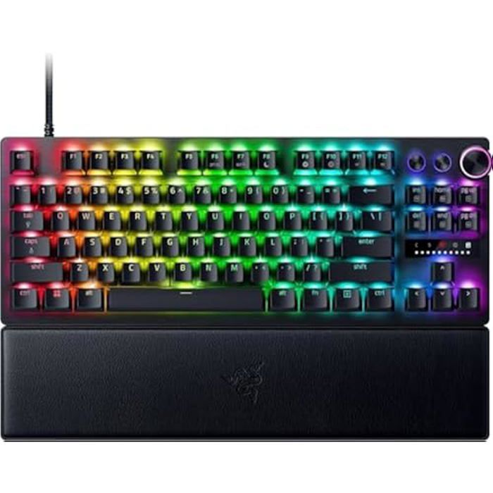 Razer Huntsman V3 Pro TKL (Switches Analog) – Clavier Gamer Tenkeyless – Razer Snap Tap & Déclenchement Rapide (Switches Optiques