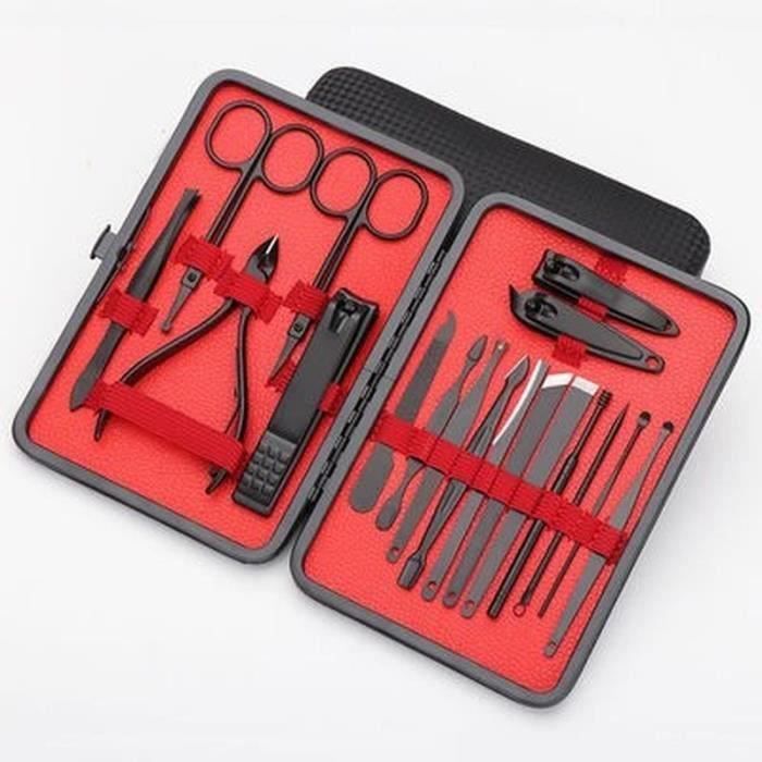 Set D'outils Podologie Professionnel - Coupe-ongles, Pinces, Ciseaux - Acier Inox