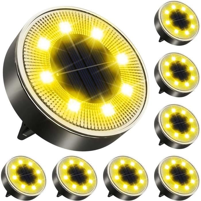 SKIKHN Ampoule Solaire, 4 Pièces Lampe Solaire Exterieur Jardin