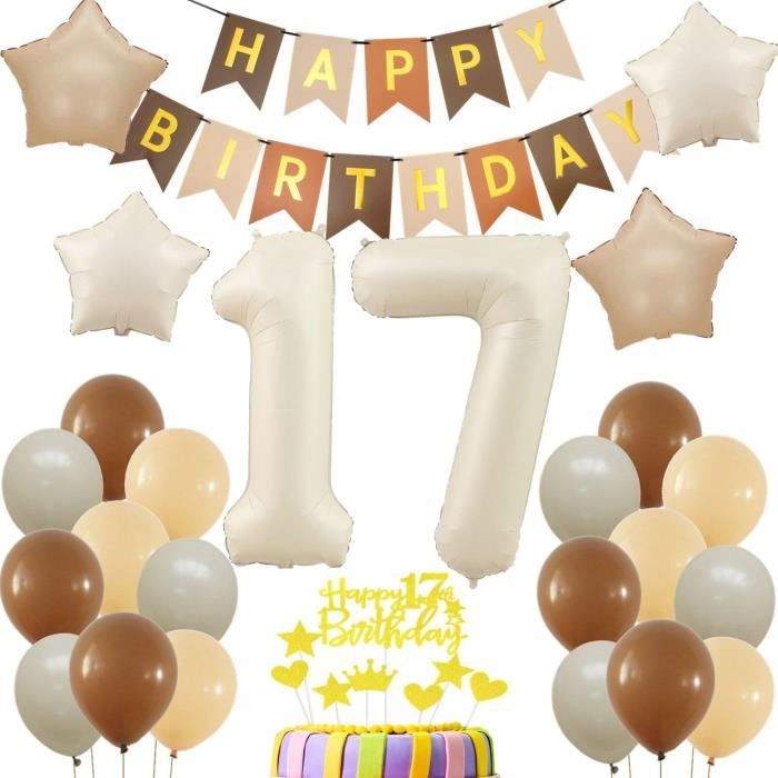 5 Ballons Anniversaire Fille 4 Ans - 1 Ballon Chiffre 40 Pouces + 4 Ballons Flocon De Neige - Aluminium Bleu Et Argent - Pour Fêtes D'hiver, Noël
