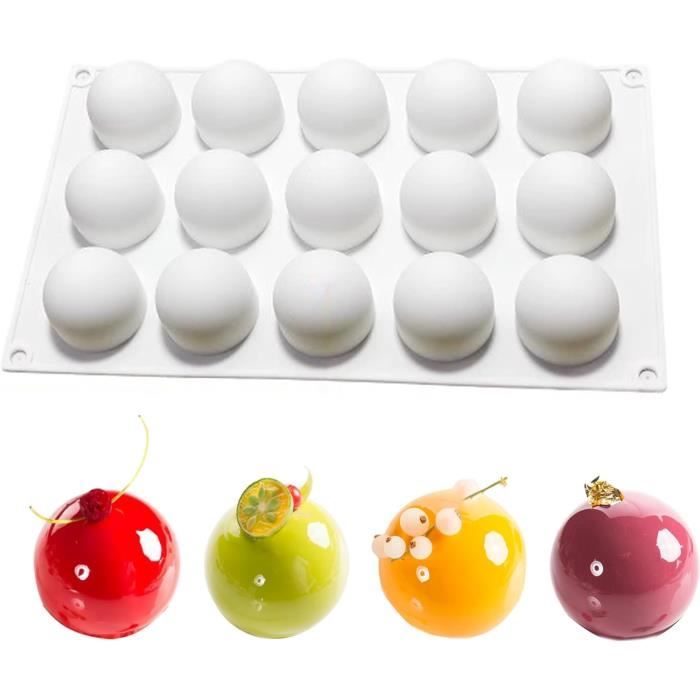 Moule En Silicone 15 Cavités Forme Boîte Cadeau - Pour Chocolats, Glaçons, Gelées, Bonbons - Dimensions 20,5x11,2 Cm - Silicone Alimentaire (-40°C à 230°C) - 8
