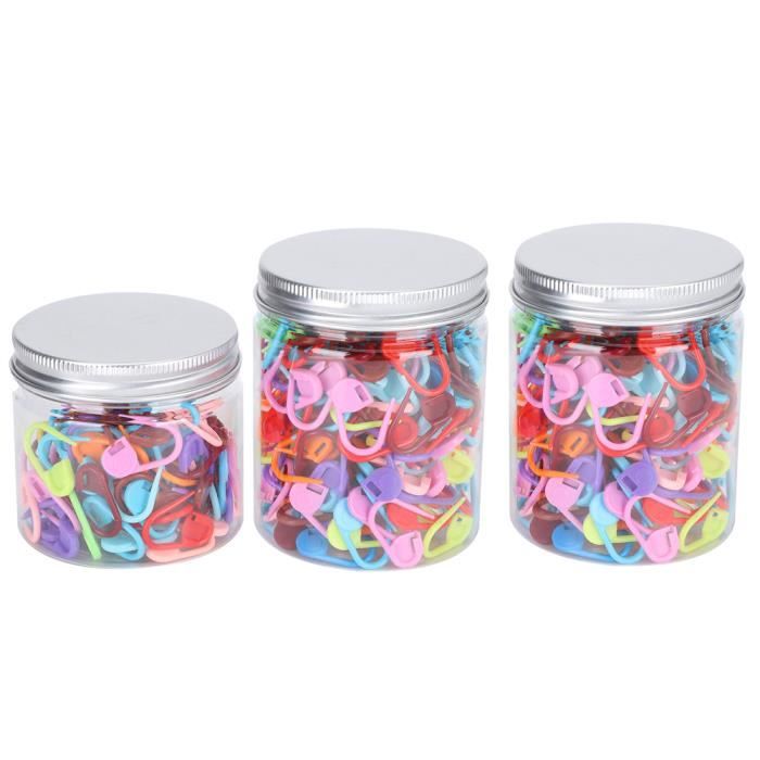 Lot 1200 Marqueurs De Tricot Métal - 24 Couleurs - Pointe Fine Stitch Markers
