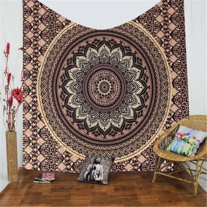 Tapisserie textile brodée, art du Rajasthan Kutch, décoration murale Banjara, tapisserie indienne, tapis suspendu mural bohème fait main vintage - France