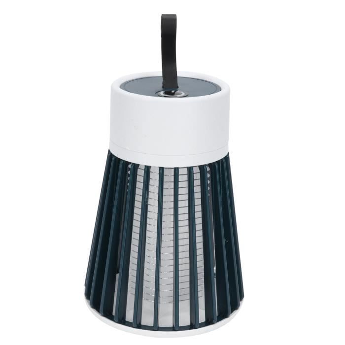 Tueur De Moustiques USB Portable Rechargeable - Lampe Anti-Moustique Silencieuse 2000mAh, Intérieur Extérieur Jardin Camping (Gris)