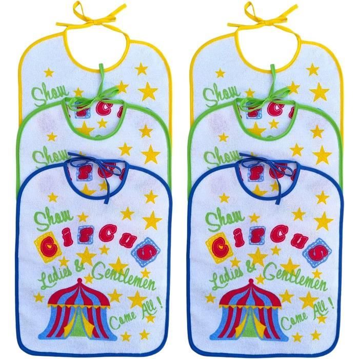 Grands Bavoirs En Coton Éponge Imperméables Rétro Pvc Gelée Mois Maman