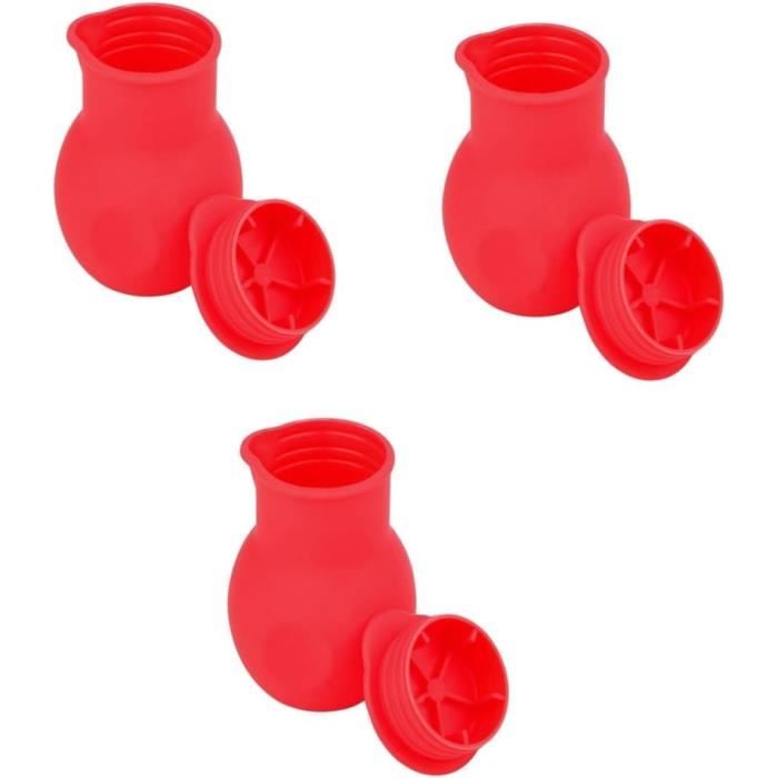 Pot à Chocolat Micro-ondes En Silicone - Bec Verseur Et Couvercle - Pour Beurre, Fromage, Lait