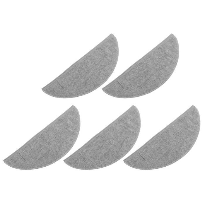 Lot De 5 Chiffons De Nettoyage Microfibre Pour Aspirateur Robot Ultenic T10 Lite - Rechange Compatible