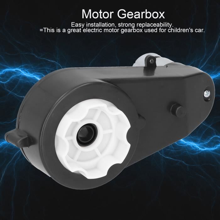 Moteur 12V Pour Peg Perego – Boîte De Vitesses De Rechange – Polaris RZR, Gator XUV, Gaucho – Pièce Compatible