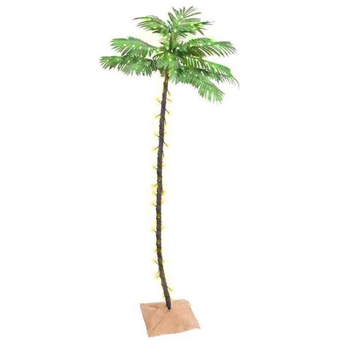 vidaXL Palmier à LED 136 LED 220 cm