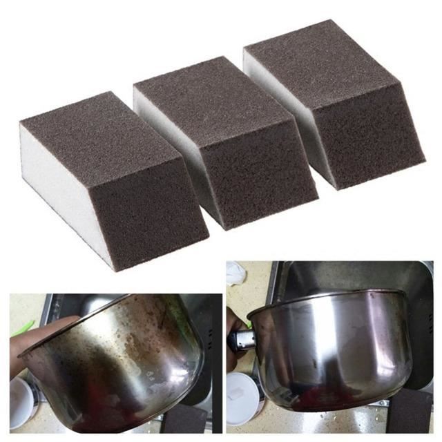 Éponge/brosse De Nettoyage En Carbure De Silicium - Anti-rouille - Neuf - Pour Surfaces Difficiles