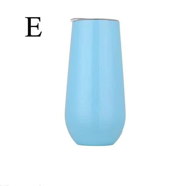 Lot de 6 verres à champagne sans pied de 177 ml, incassables avec couvercle, flûtes pour vin – Cadeau pour la famille, les amis ou les occasions spéciales (doré Lot de 6 verres à champagne sans pied de 177 ml, incassables avec couvercle, flûtes pour vin – Cadeau pour la famille, les amis ou les occasions spéciales (doré