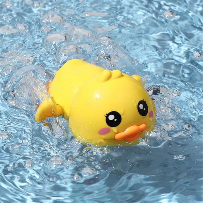 YUTUY Jouet Bain Bébé,Ensemble de Jouets de Bain en Forme de Canard,Jeu Bain et Douche,Pommeau de Douche Baignoire à Jet d'eau Automatique pour Bébé à Partir de 6-18 Mois