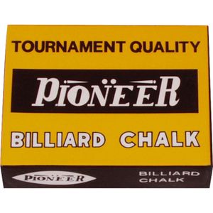 Craies De Billard Pioneer Jaunes – Boîte De 12, Idéales Tapis Beige/Jaune/Orange, Anti-Glisse Et Précision Maximale