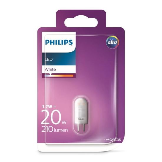 Philips ampoule LED Capsule GY6.35 20W Blanc Chaud 