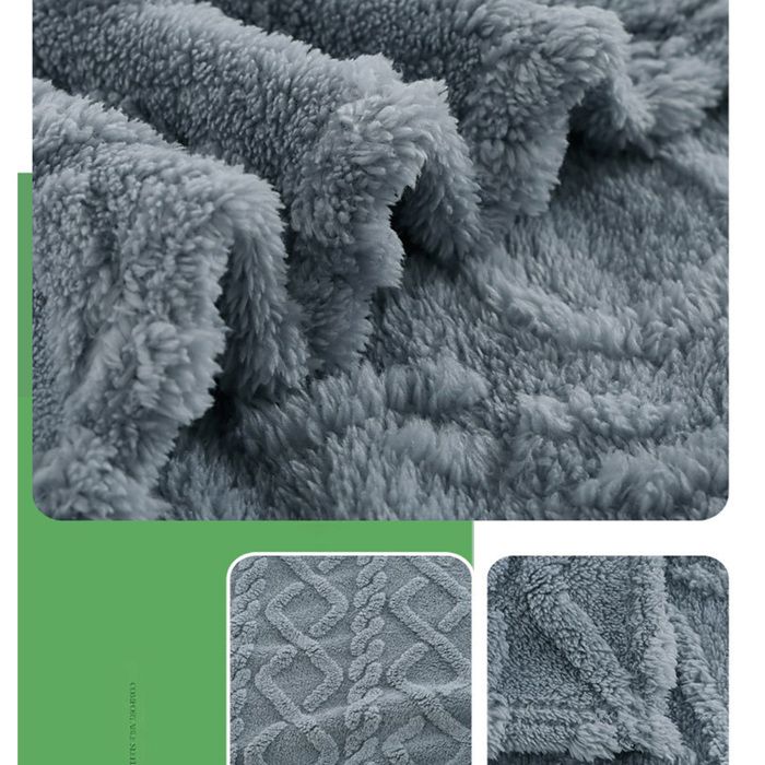 Couverture Impermeable Pour Canapé 152x127cm Gris - Jeté Douillet Protection Animaux