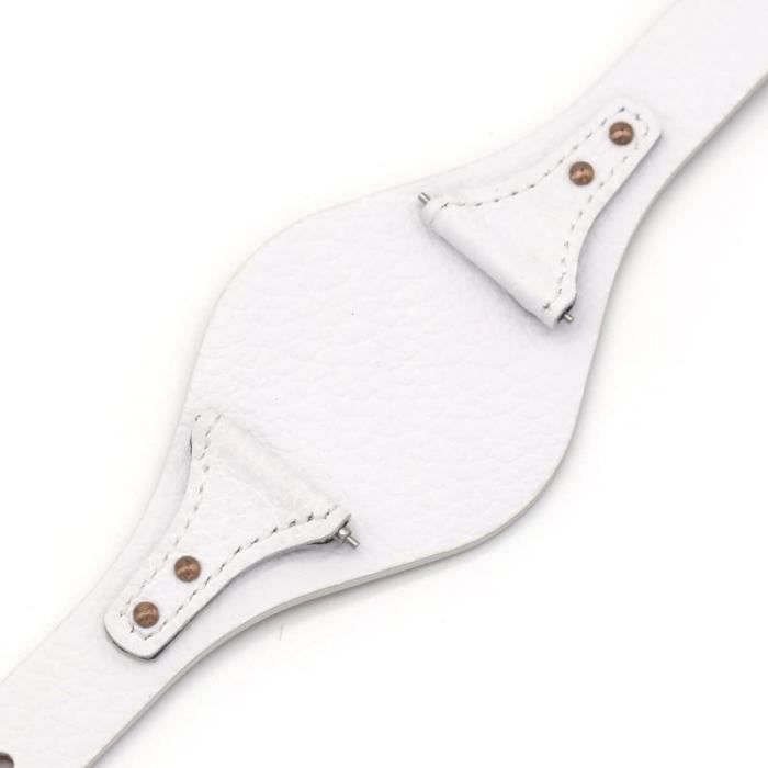 Bracelet De Montre En Cuir Veritable De 18 Mm Pour Fossil Es4286 Es4114 Es4113 Es3838 Es3748 Es3625 Es3616 Es3615 H849 Blanc Classique Achat vente montre Adulte Neuf Cdiscount