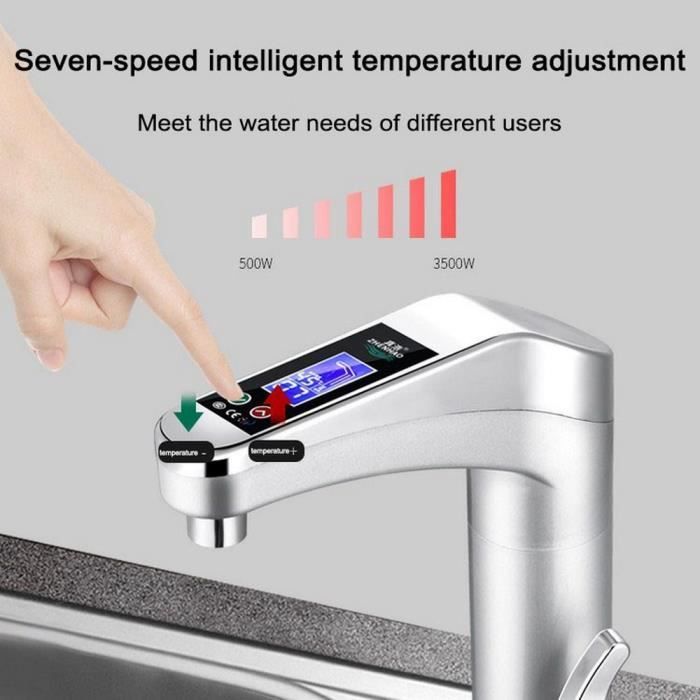Generic Robinet Chauffe-eau instantané électrique affichage de la  température à prix pas cher